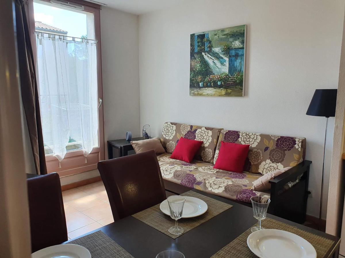 Joli appartement T2 dans résidence avec piscine, hammam et parking gratuits Carcasona Exterior foto